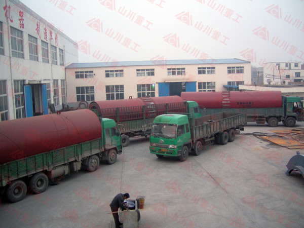 回轉(zhuǎn)窯發(fā)貨現(xiàn)場