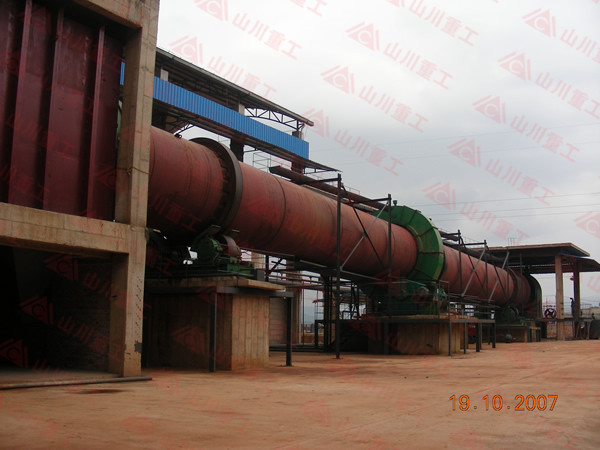 回轉(zhuǎn)窯現(xiàn)場